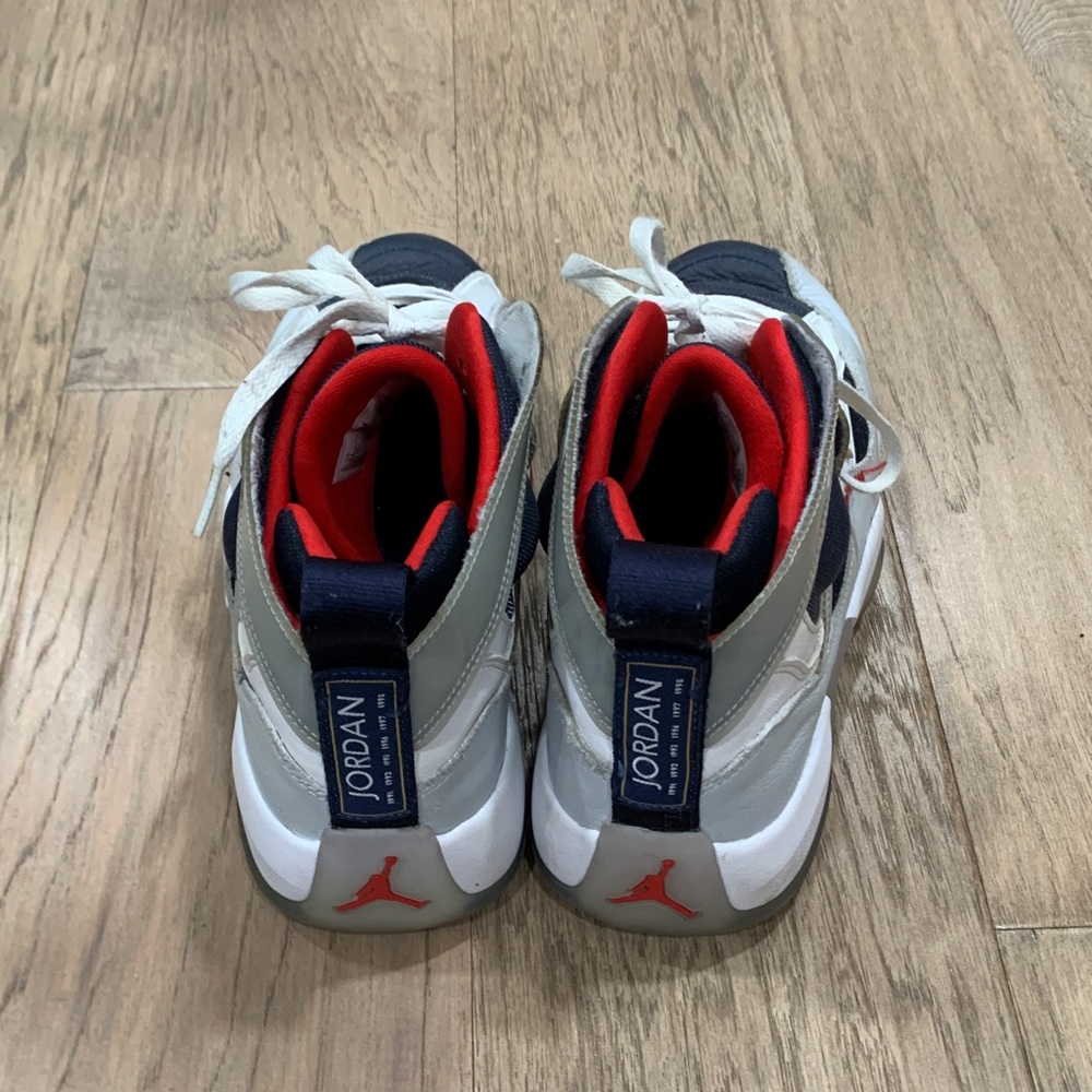 Jordan Men's Jumpman Two Trey White Midnight Navy Size 11 - Picture 5 of 9